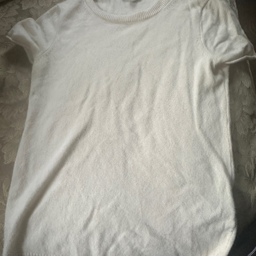 J. Crew Cream Cashmere Sweater